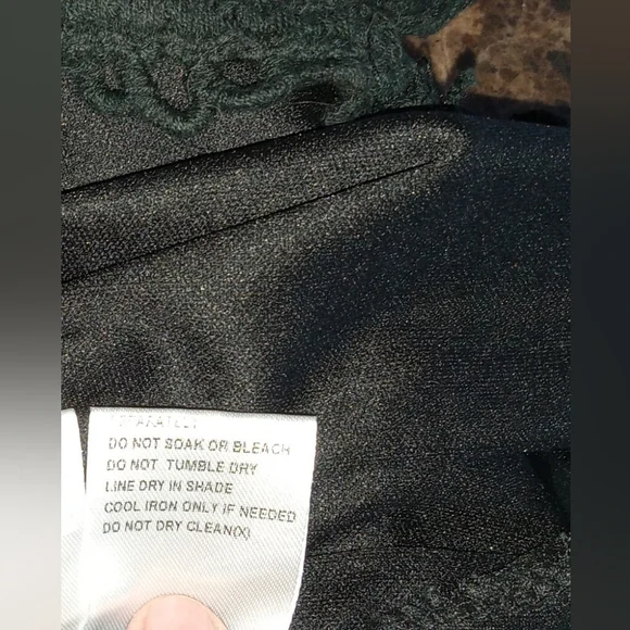 Young Threads Black Lacy Mini Skirt - Picture 4 of 4